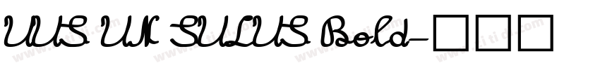 UUS UN SULUS Bold字体转换